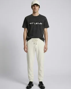 Bas de jogging ajusté beige