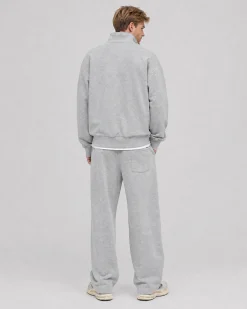 Bas de jogging droit gris