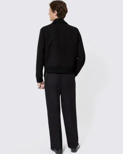 Blouson avec bavolets noir