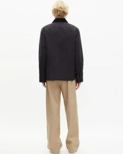 Blouson en coton marine