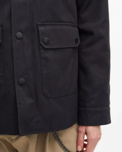 Blouson en coton marine