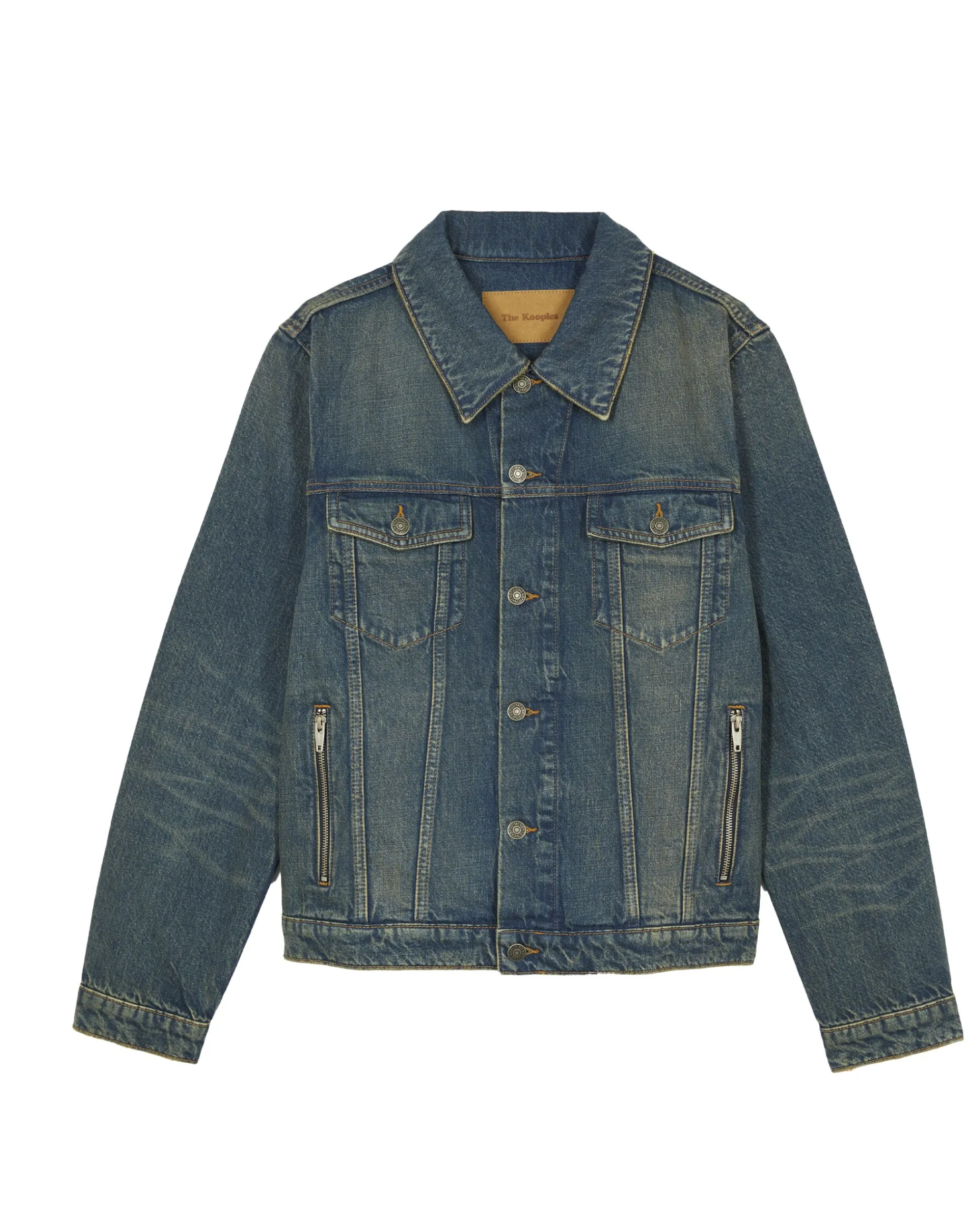 Blouson en denim bleu clair