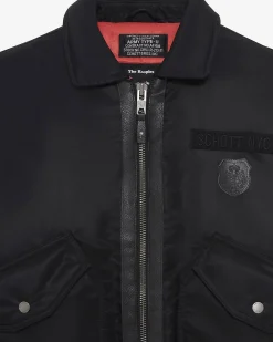 Bomber noir The Kooples x SCHOTT NYC