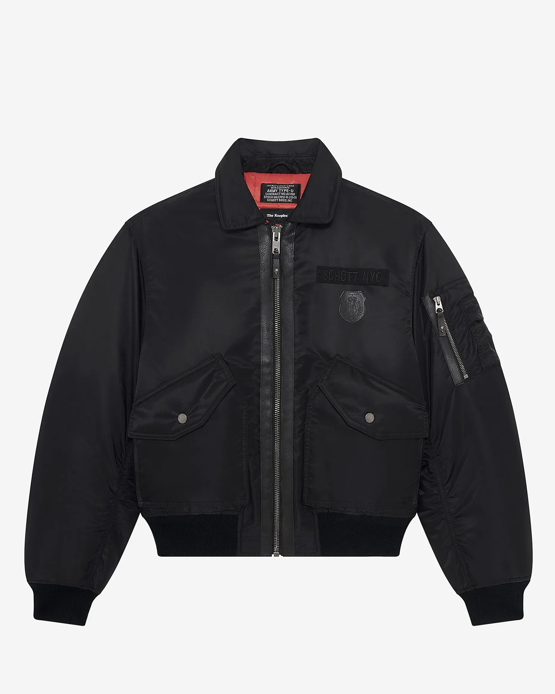 Bomber noir The Kooples x SCHOTT NYC