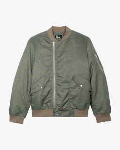 Bombers effet marbré kaki