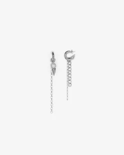 Boucles d'oreilles argentées