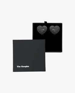 Boucles d'oreilles à clip noires
