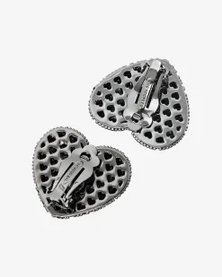Boucles d'oreilles à clip noires