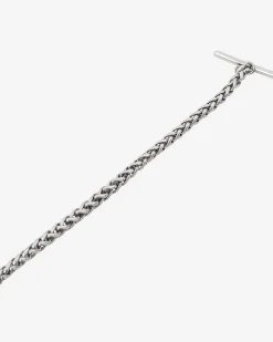 Bracelet medium en chaîne argenté