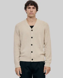 Cardigan en cachemire beige