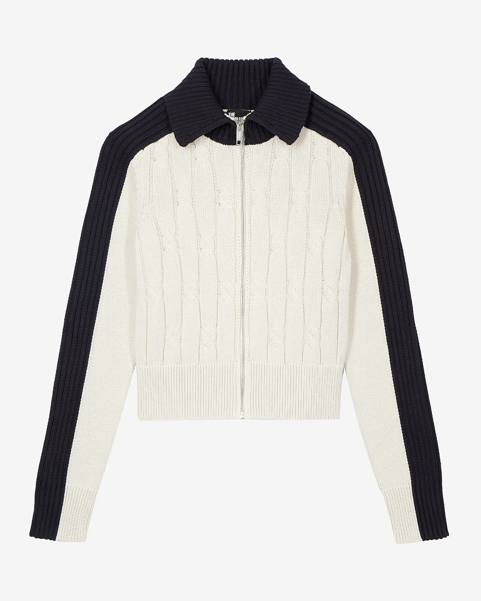 Cardigan en coton écru