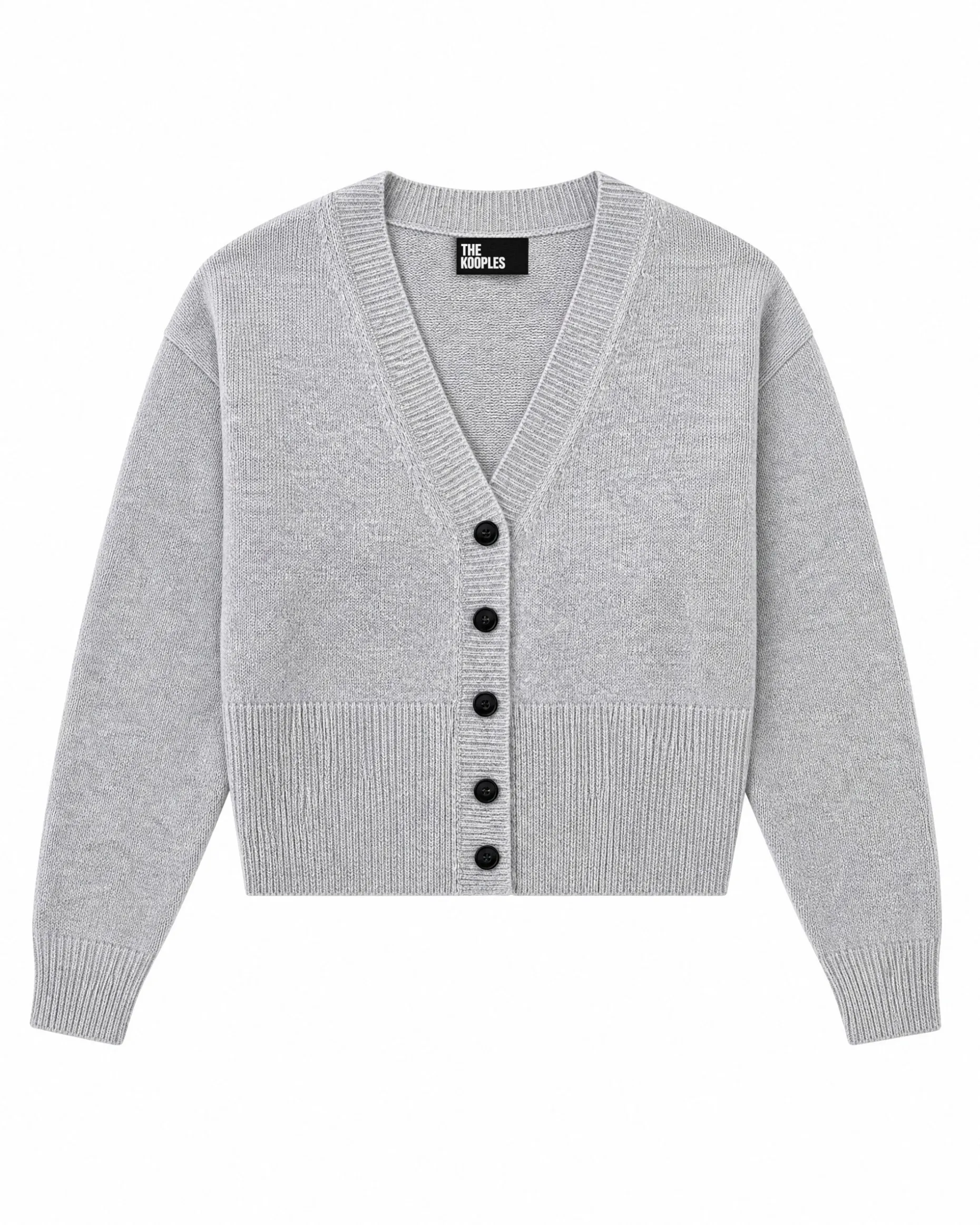 Cardigan en laine mérinos et cachemire bleu