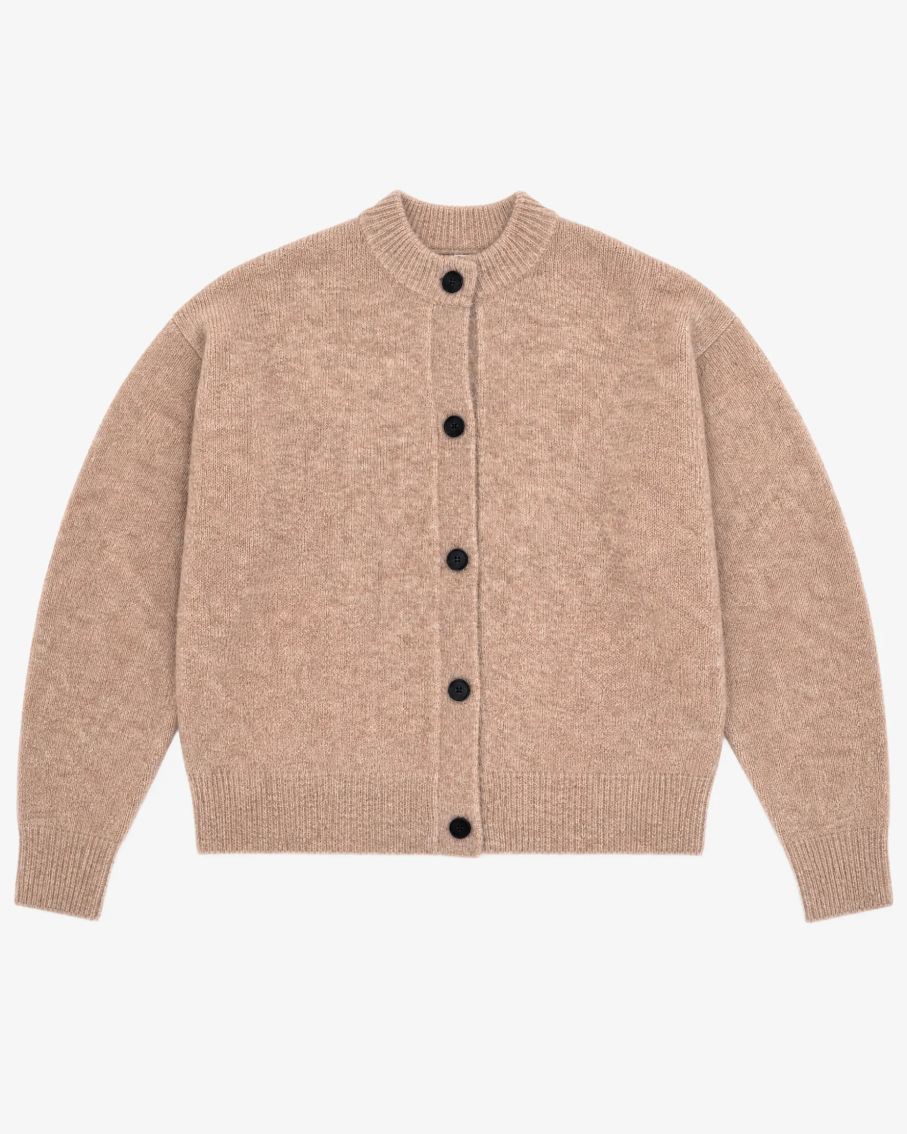 Cardigan en mohair mélangé beige