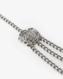 Ceinture bijoux argentée
