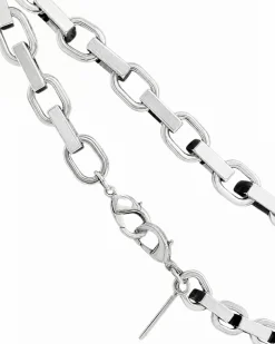 Ceinture chaînes argentée