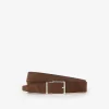 Ceinture en suède marron
