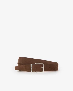Ceinture en suède marron