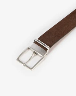 Ceinture en suède marron