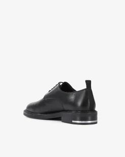 Chaussures à lacets en cuir noires