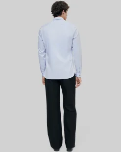 Chemise col classique bleu ciel