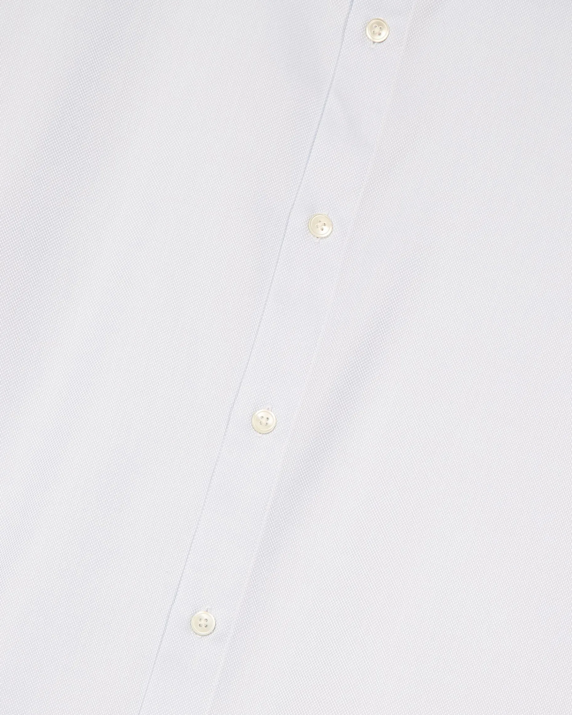 Chemise col italien bleue