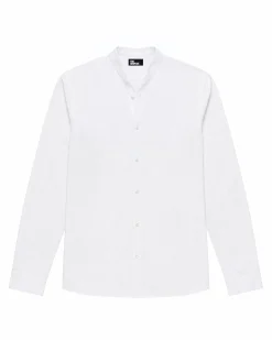 Chemise col officier blanche