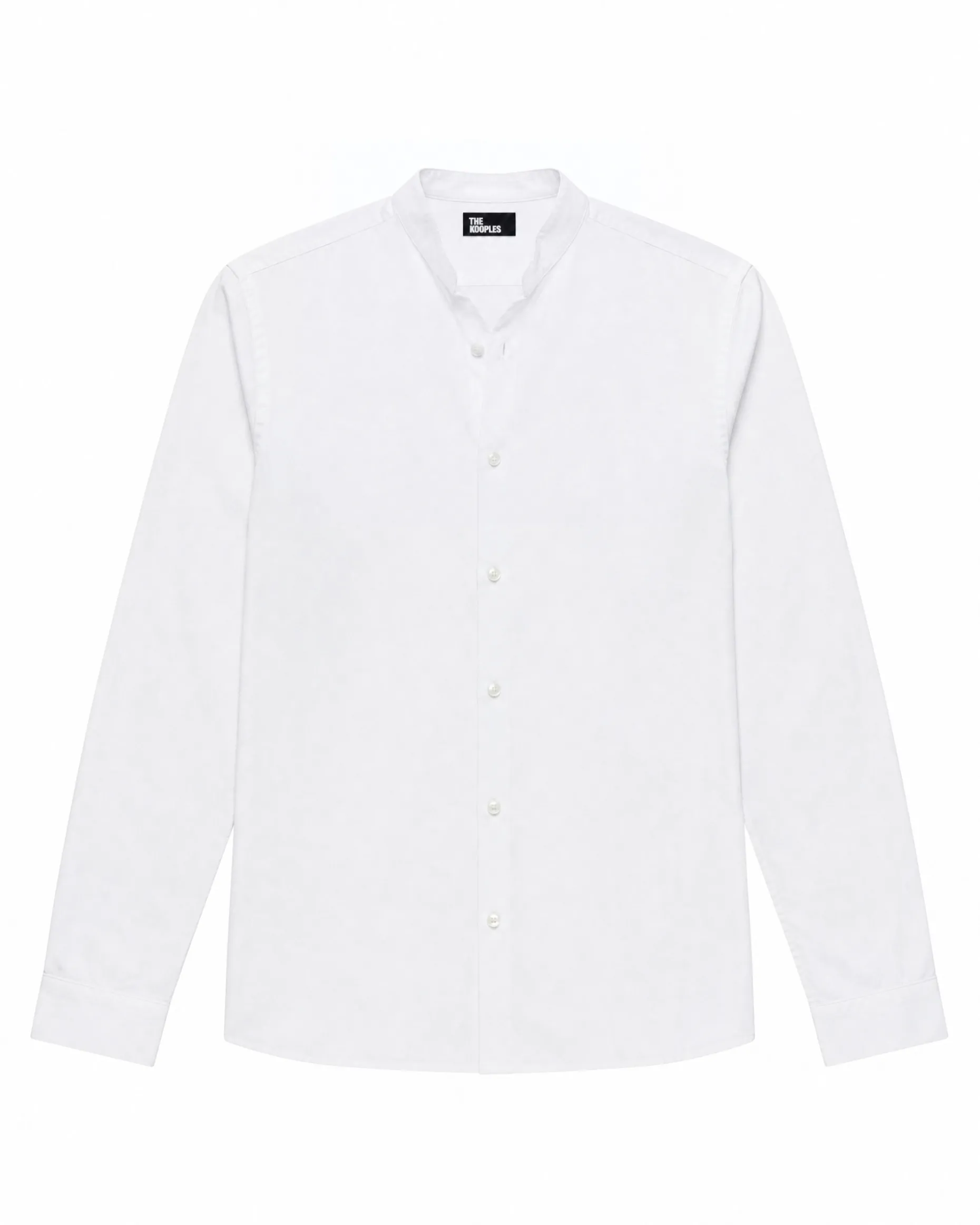 Chemise col officier blanche