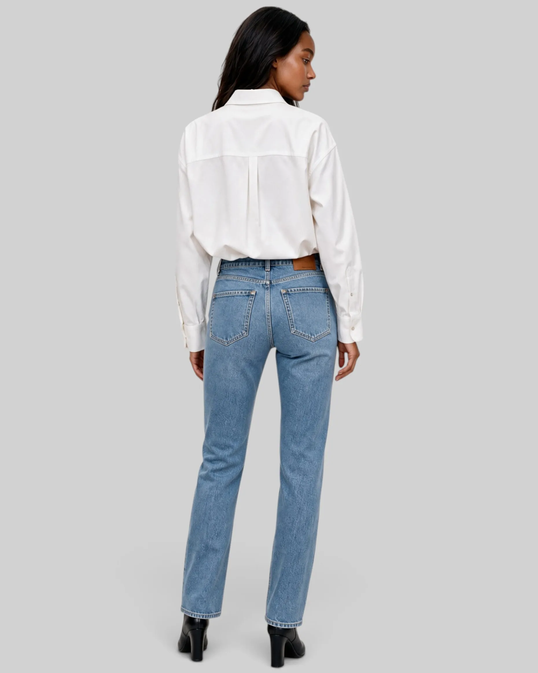 Chemise en coton blanche
