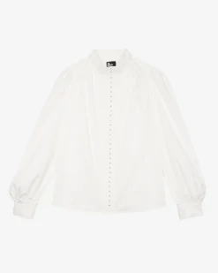 Chemise en coton blanche
