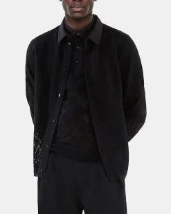 Chemise en dentelle noire