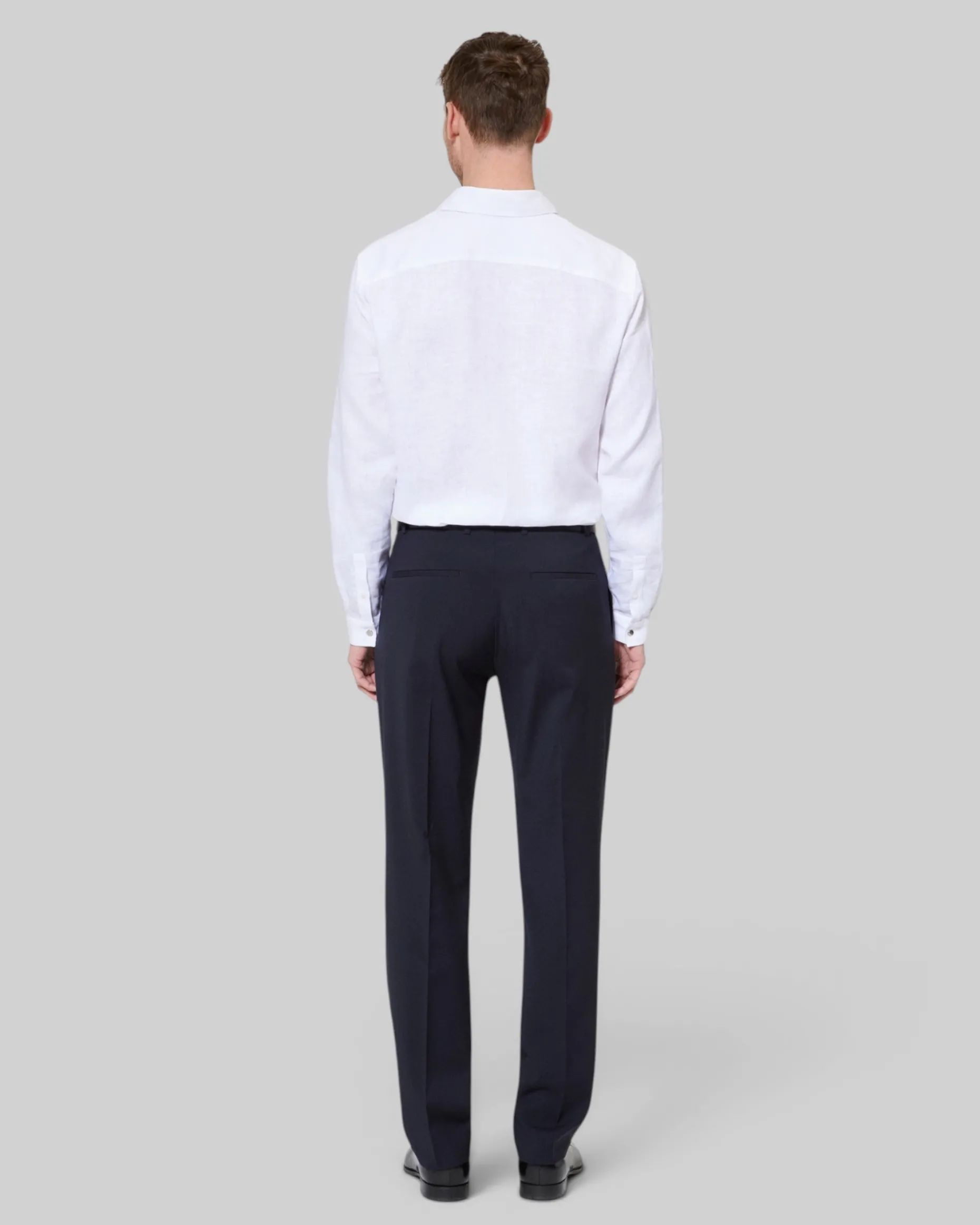 Chemise en lin blanche
