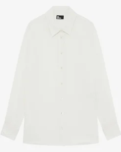 Chemise en soie écrue