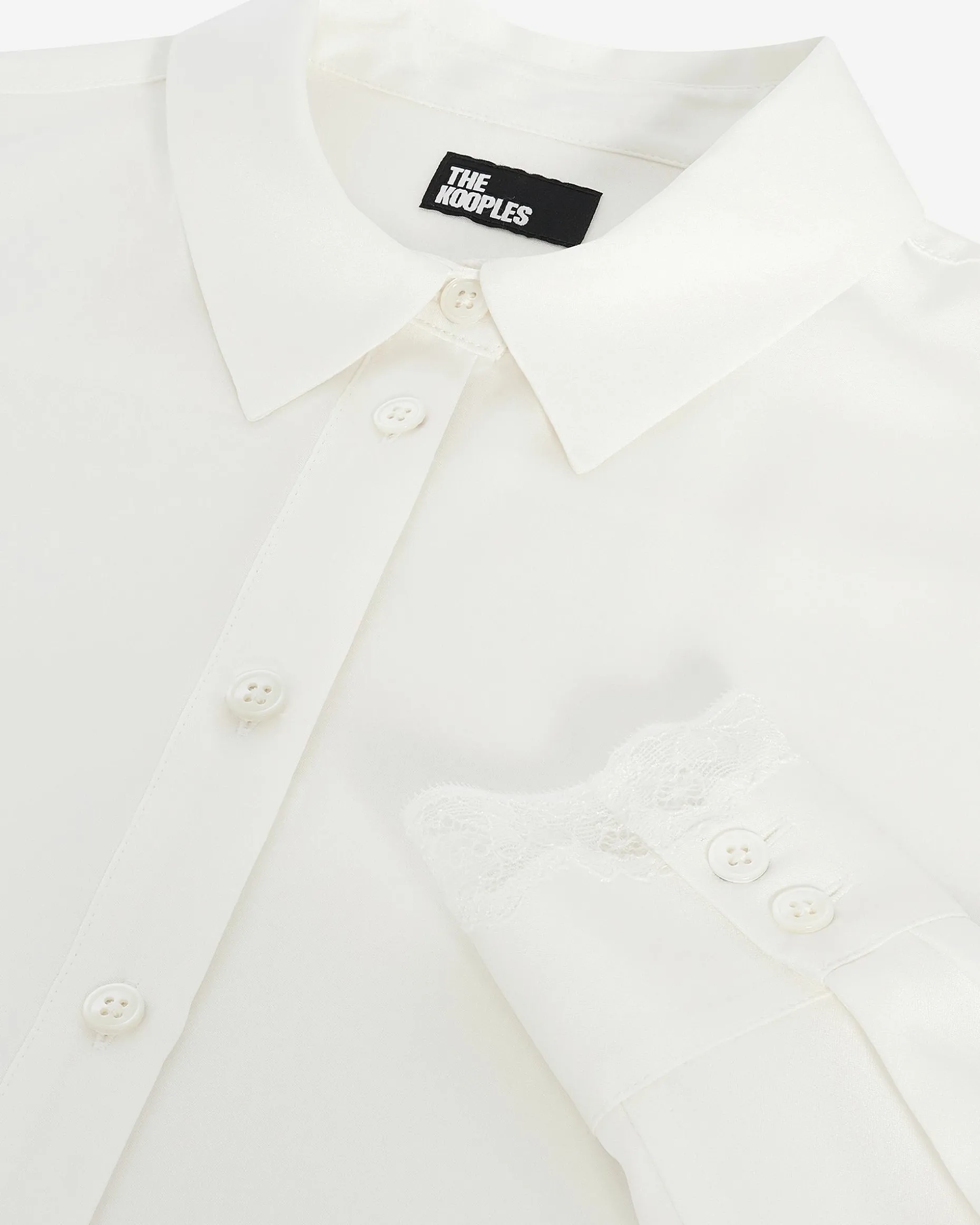 Chemise en soie écrue