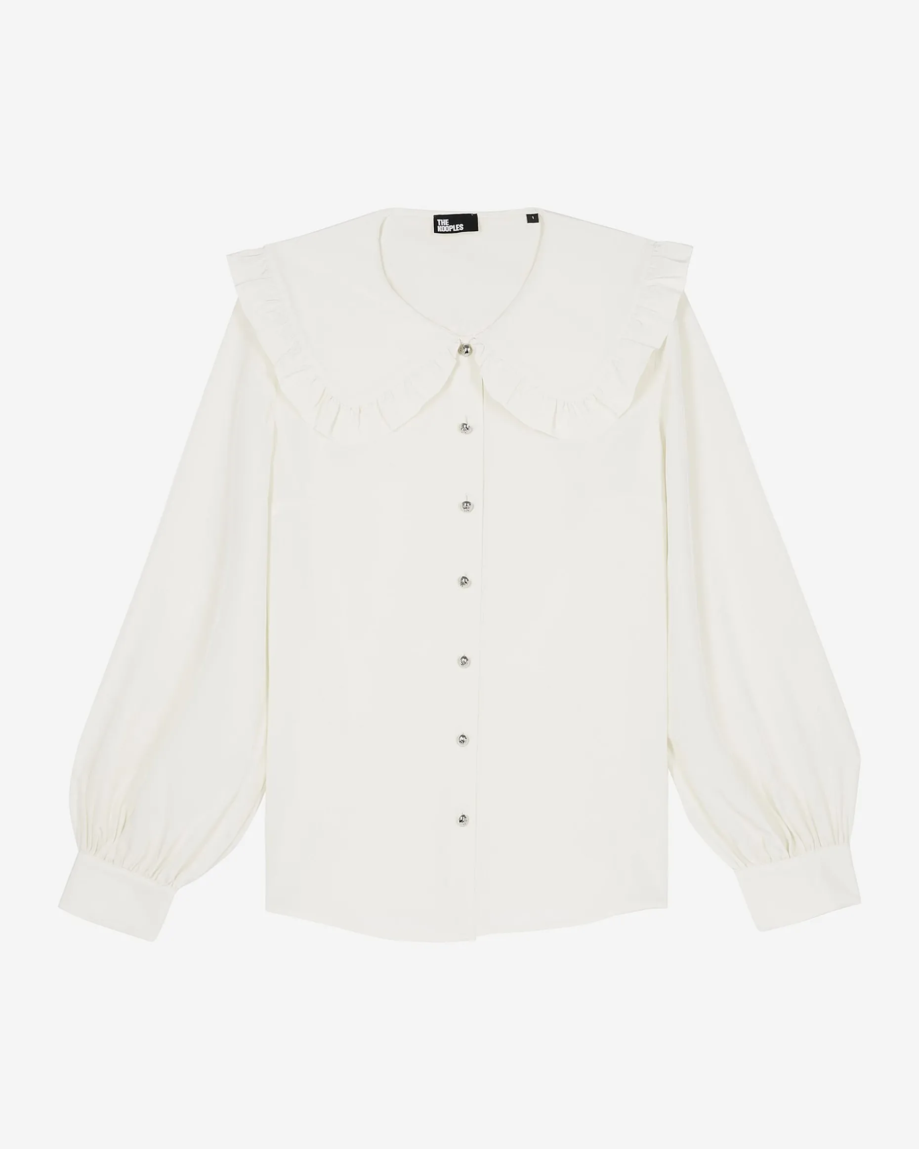 Chemise en soie écrue