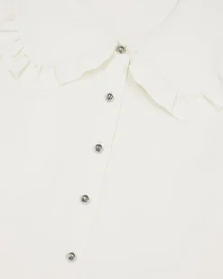 Chemise en soie écrue