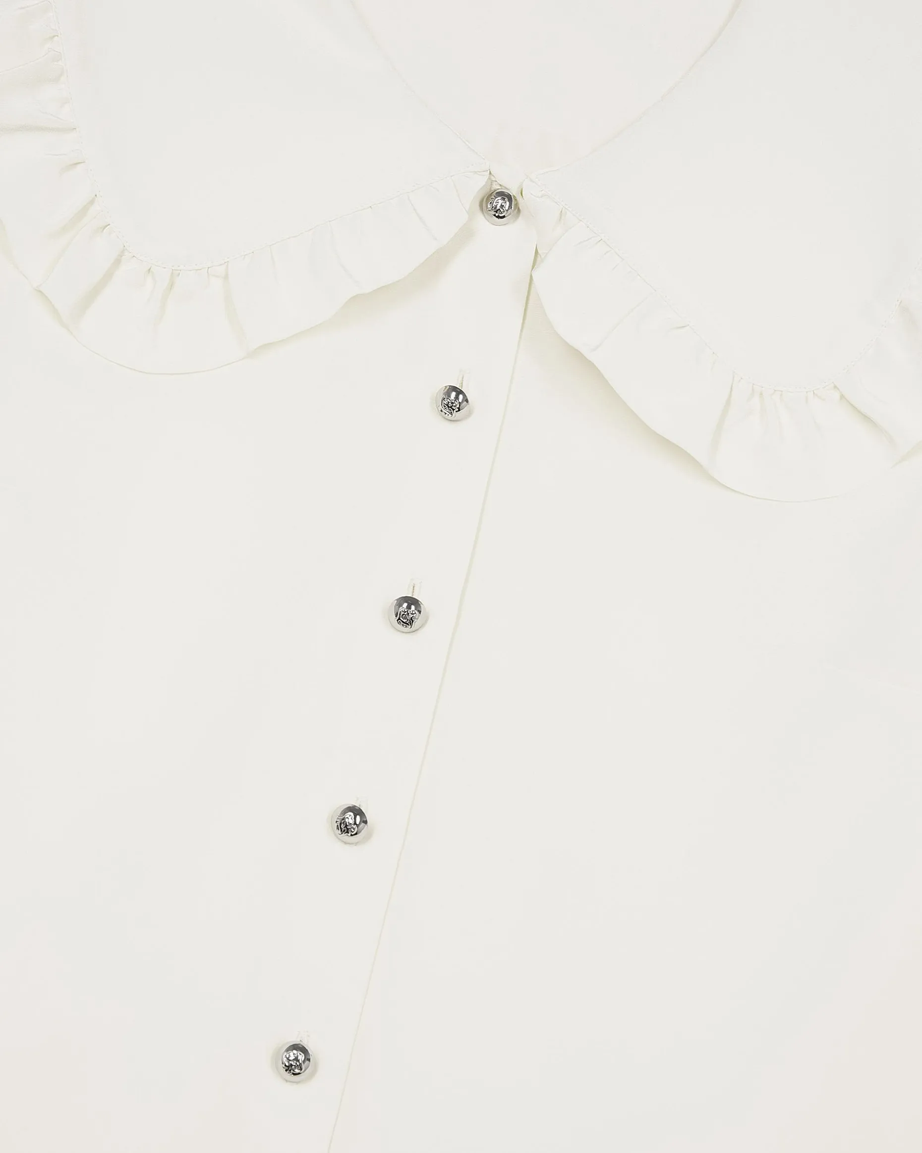 Chemise en soie écrue