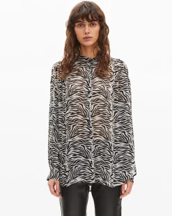 Chemise imprimé zèbre