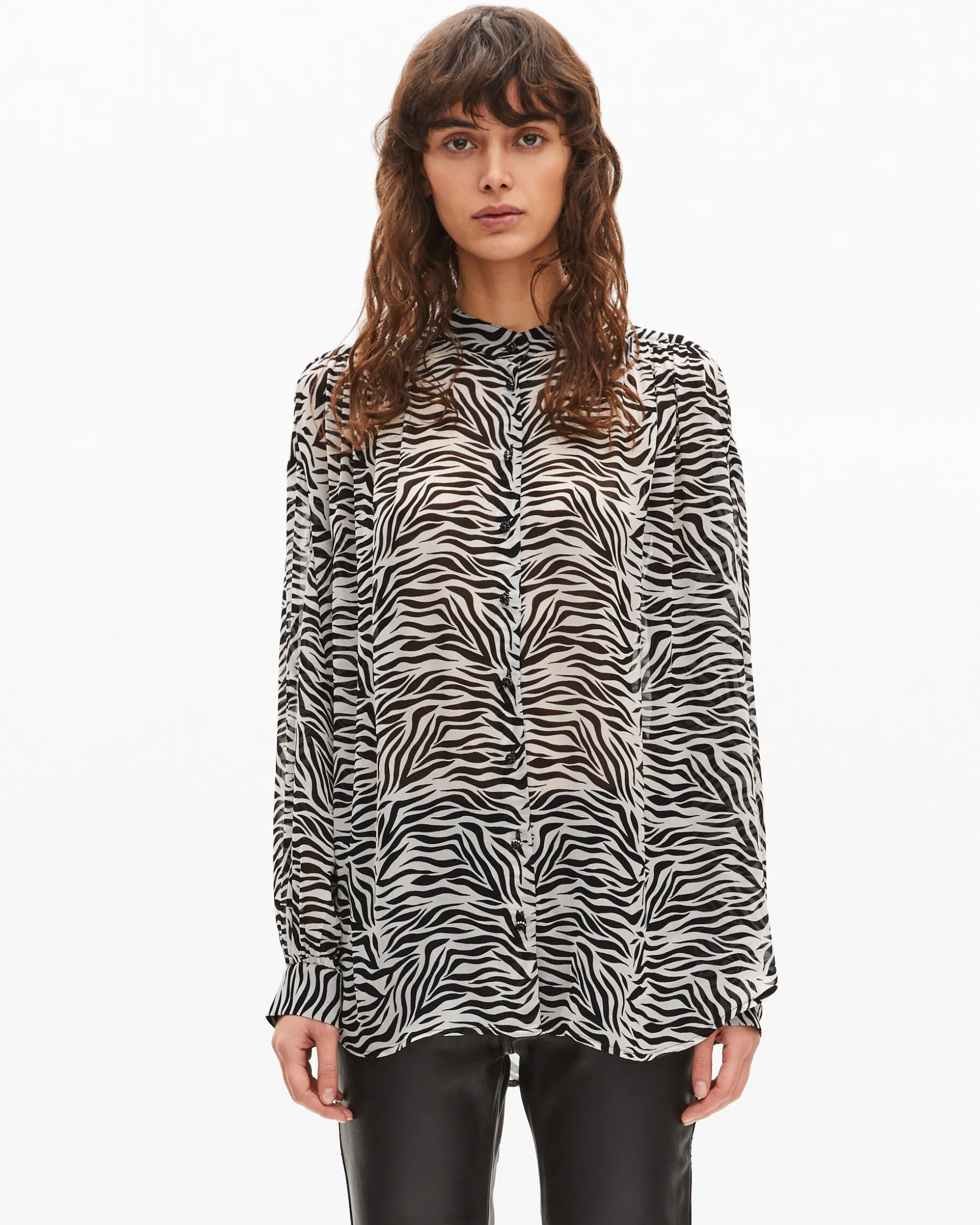 Chemise imprimé zèbre