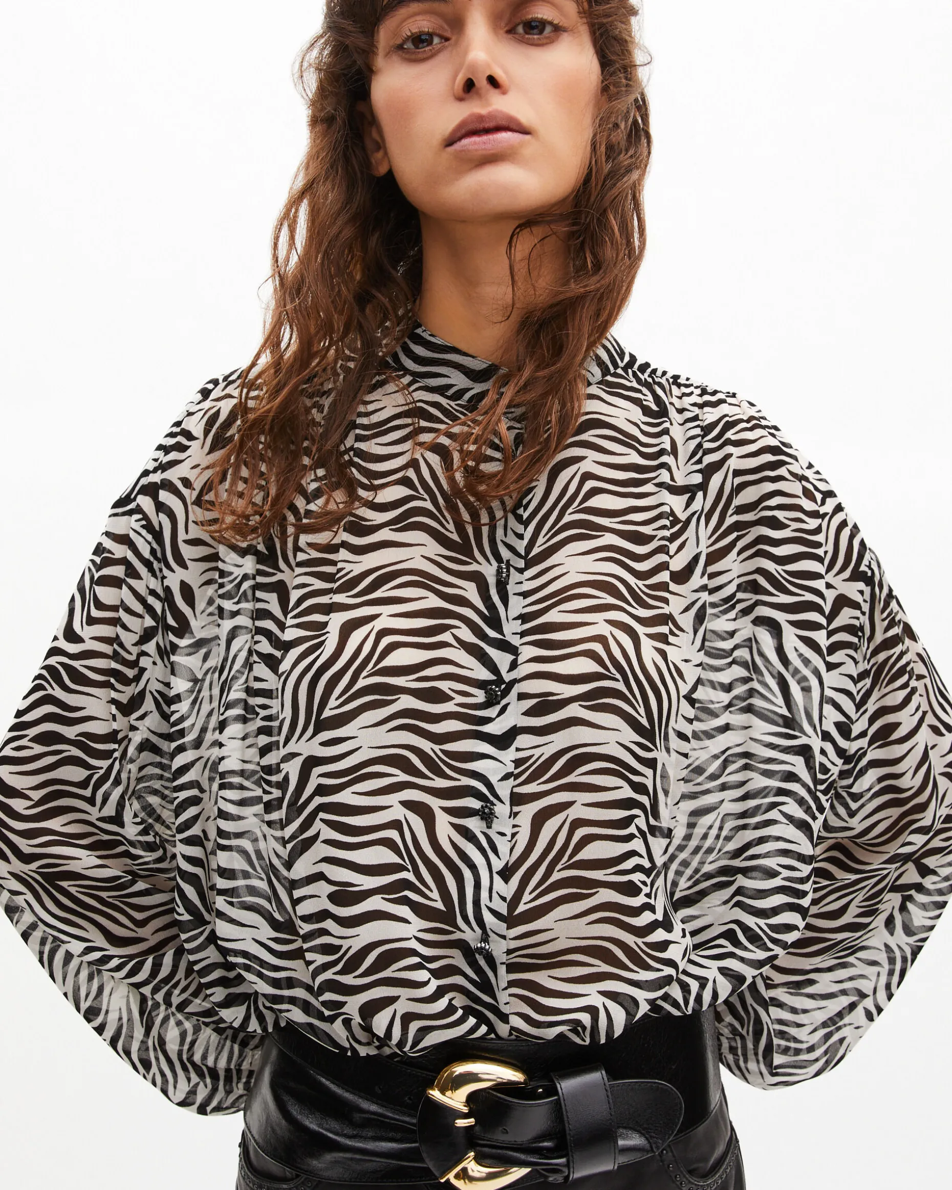 Chemise imprimé zèbre