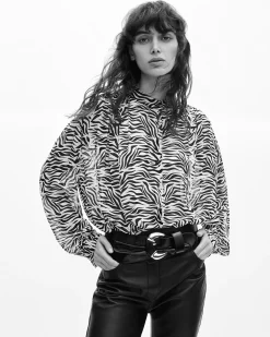 Chemise imprimé zèbre
