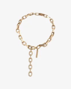 Collier chaîne dorée