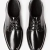 Derbies avec oeillets en cuir noires