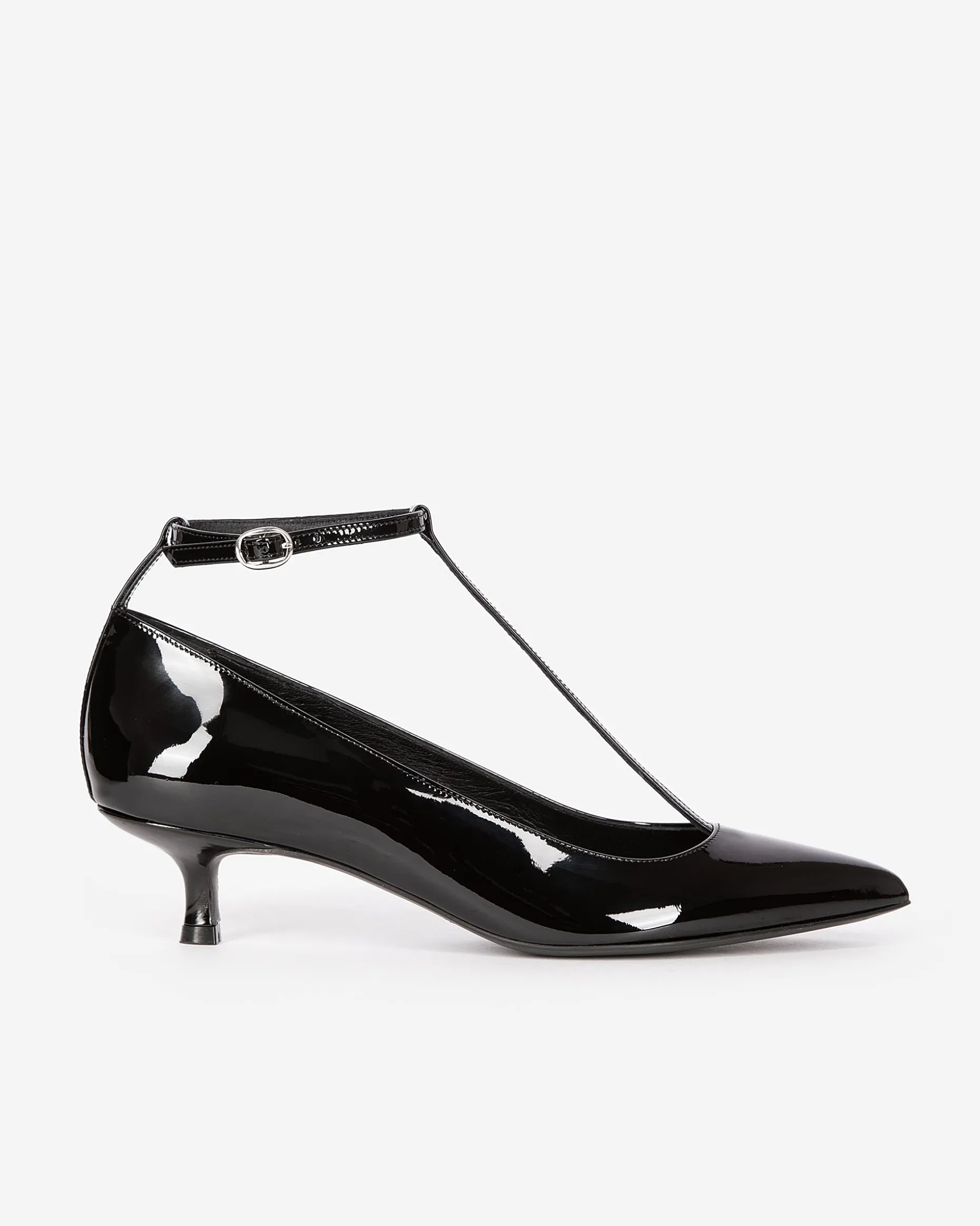 Escarpins à talons avec bride noirs