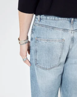 Jean baggy bleu clair