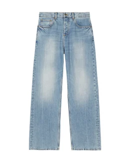 Jean baggy bleu clair