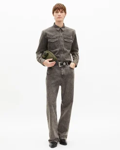 Jean baggy gris