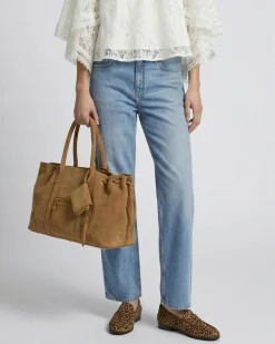 Jean large bleu