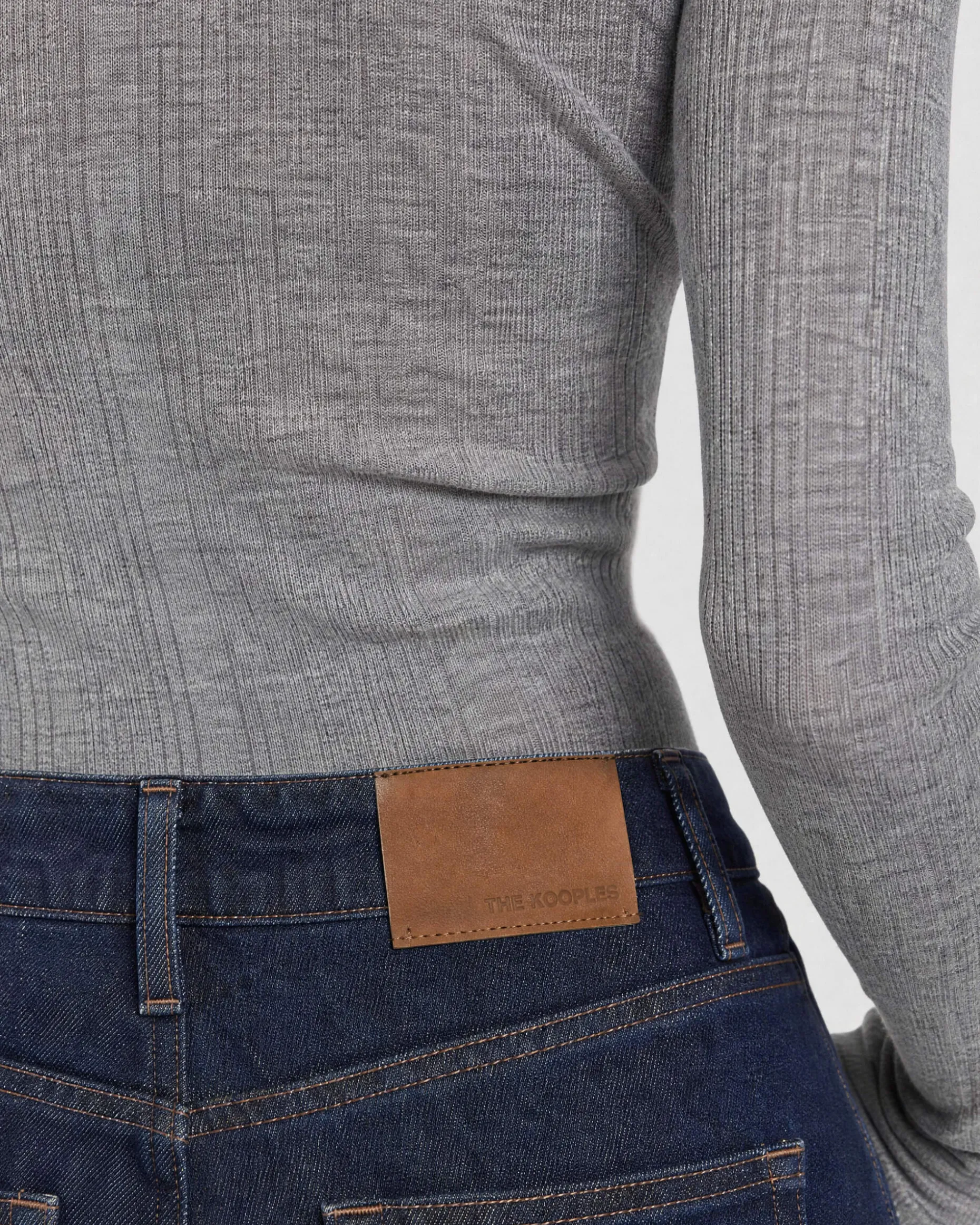 Jean large bleu foncé