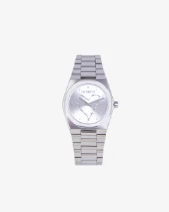 Montre avec coeur argentée