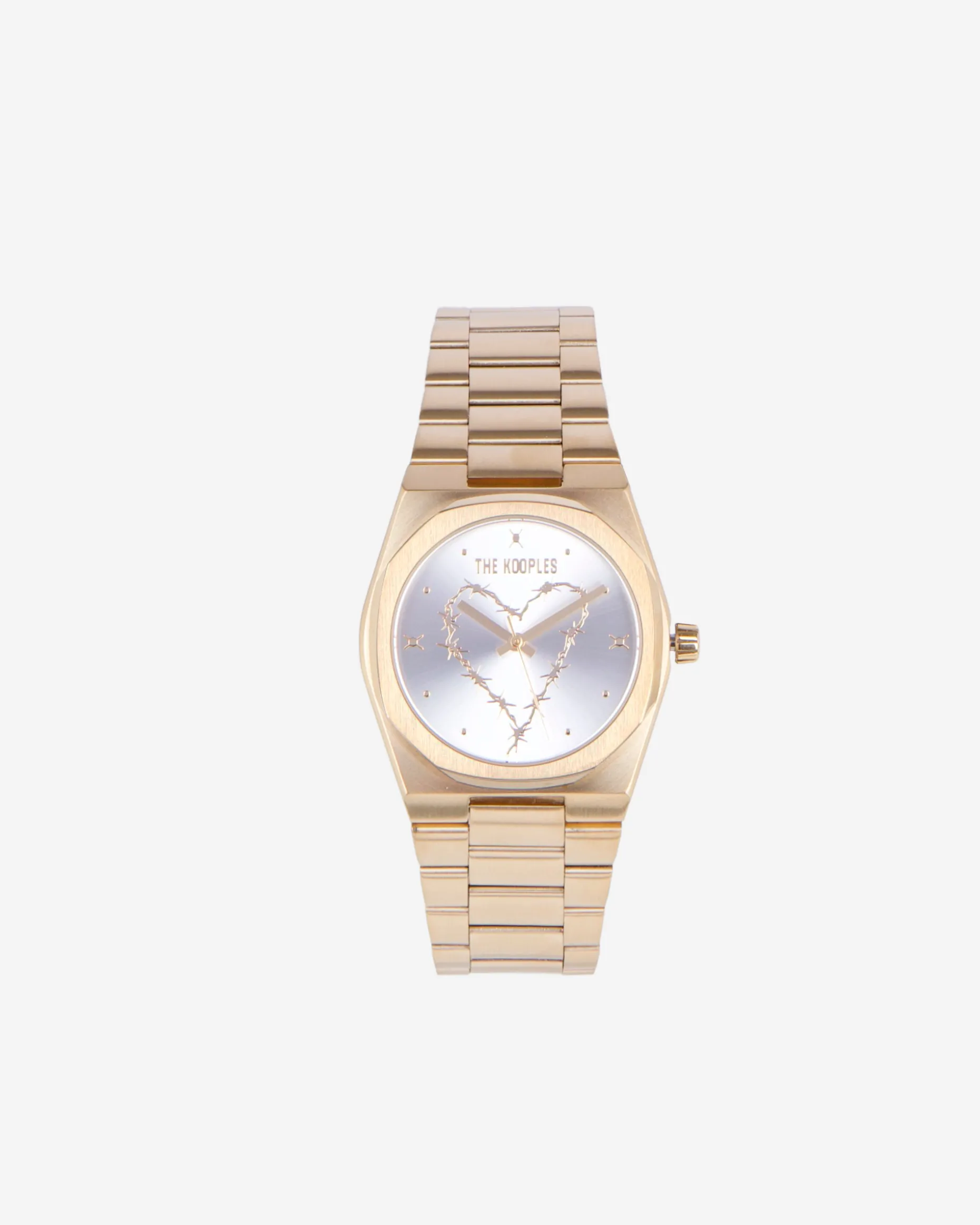 Montre avec coeur dorée